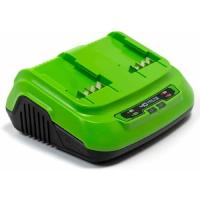 Greenworks G40UC8 Быстрое зарядное устройство для 2-х аккумуляторов,40V [2938807]