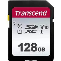 SecureDigital 128Gb Transcend TS128GSDC300S {SDXC Class 10, UHS-I U3}