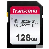 SecureDigital 128Gb Transcend TS128GSDC300S {SDXC Class 10, UHS-I U3}