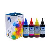 Чернила NV PRINT универсальные на водной основе для canon, Epson, НР, Lexmark, комплект 4 цвета совместимые