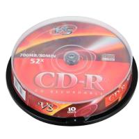 Диски VS CD-R 80 52x CB/10 (VSCDRCB1001)(620083)      