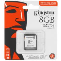 Промышленная карта памяти SecureDigital 8GB Kingston, Class 10 U1 UHS-I MLC, темп. режим от -40? до +85?