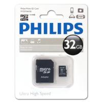 Micro SecureDigital 64GB Philips microSDHC Class 10 (SD адаптер) (FM64MA45B/97)