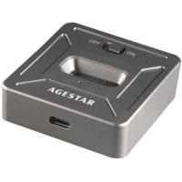 AgeStar 31CBNV1C USB 3.1 SSD M.2 NVME, алюминий, серый, (GRAY)