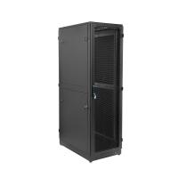 ЦМО Шкаф серверный напольный 42U (800 х 1000) двойные перфорированные двери 2 шт., цвет черный ШТК-М-42.8.10-88АА-9005