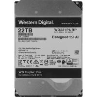 22TB WD Purple Pro (WD221PURP) {Serial ATA III, 7200- rpm, 512Mb, 3.5"}