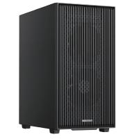 XASTRA Корпус A307M 2BK SI Black mATX/Mesh/Metal left panel / 2x120mm PWM FC black fans/ A307M-2FC12BK-SI