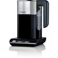 BOSCH TWK8613P Чайник,1.5л, 2400Вт, черно-серебристый