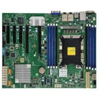 Supermicro MBD-X11SPI-TF-B Серверная материнская плата MBD X11SPI TF B Xeon Single Socket S3647, 8x 288 pin DDR4 DIMM slots, 2x 10GbE LAN ports, 10x S