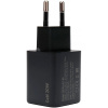 Фото  Cablexpert зарядное устройство 20Вт GaN, 3А, QC4.0/PD, 1xUSB, 1xType-C, черный, пакет (MP3A-PC-62)