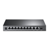 Фото  TP-Link TL-SG1210MP Настольный коммутатор с 9 гигабитными портами RJ45 (8 портов PoE+) и комбинированным портом RJ45/SFP