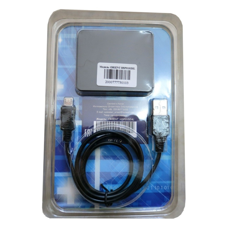 Фото  ORIENT HDMI 4K Splitter HSP0102HL, 1->2, HDMI 1.4/3D, UHDTV 4K(3840x2160)/HDTV1080p/1080i/720p, HDCP1.2, питание от USB, пластик.корпус (30103)