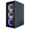 Фото  Ginzzu CL325 ATX FAN 4*RR4 FRGB передняя панель Стекло