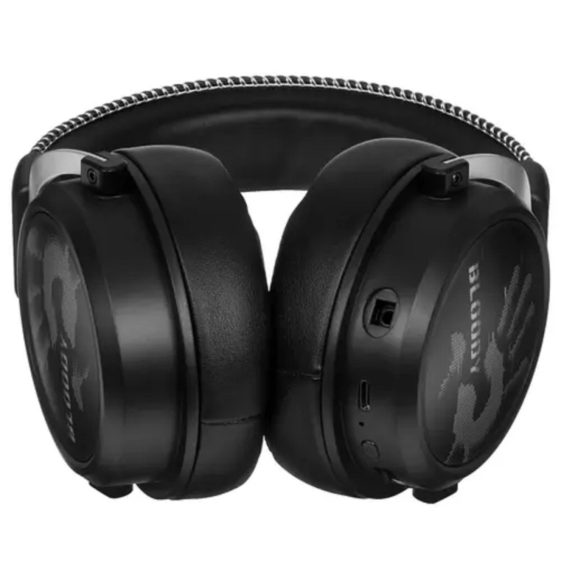 Фото  Наушники с микрофоном A4Tech Bloody MR590 Sports черный 1.5м мониторные BT/Radio/3.5mm оголовье (MR590 + WIRED/SPORT BLACK)