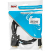 Фото  Кабель интерфейсный HDMI-DVI Buro HDMI-19M-DVI-D-1.8M 1.8м, феррит.кольца, черный