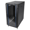 ЦМО Шкаф телекоммуникационный напольный 24U (600 x 1000) дверь стекло  чёрный  ШТК-М-24.6.10-1ААА-90