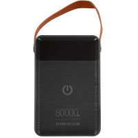 Фото  Perfeo Powerbank PRODIGE 80000 mAh/LED/PD + QC 3.0/Type-C/Lightning/3 USB/Выход: 5A, max 22.5W/Black (PF_C3699)