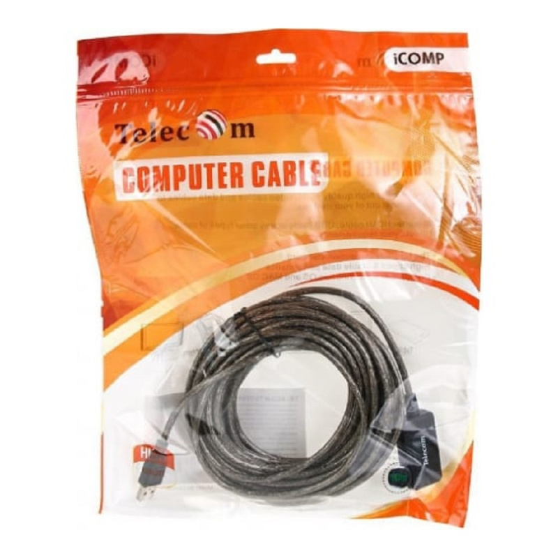 Фото  Telecom Кабель USB2.0-repeater, удлинительный активный <Am-->Af> 10м <TUS7049-10M> [6926123512029]