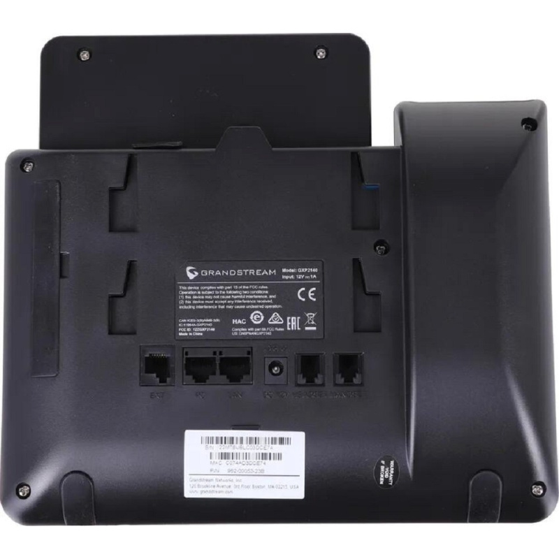 Фото  Grandstream GXP-2140, VoIP 2 Порта Ethernet 10/100/1000, 4 SIP линий, цветной TFT дисплей 48