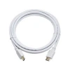 Кабель HDMI Cablexpert CC-HDMI4-W-10, 19M/19M, v2.0, медь, позол.разъемы, экран, 3 м, белый, пакет