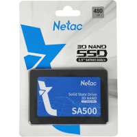 Фото  Накопитель SSD Netac SATA III 480GB SA500 2,5" TLC Retail (NT01SA500-480-S3X)