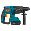 Фото  Bort Перфоратор аккумуляторный BHD-20LI-BL (2X4,0А.Ч) {Батарея 20 В; аккум. система Makita 18V LXT, Частота 5300 уд/мин; Вес изделия 3,4 кг; гарантия 
