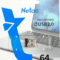 Фото  Netac USB Drive 64GB  UM81 NT03UM81N-064G-20BK USB2.0, Ultra compact