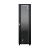Фото  NTSS Шкаф напольный универсальный серверный NTSS R 18U 600х600мм, 4 профиля 19, двери стекло и сплошная металл, боковые стенки съемные, регулируемые о