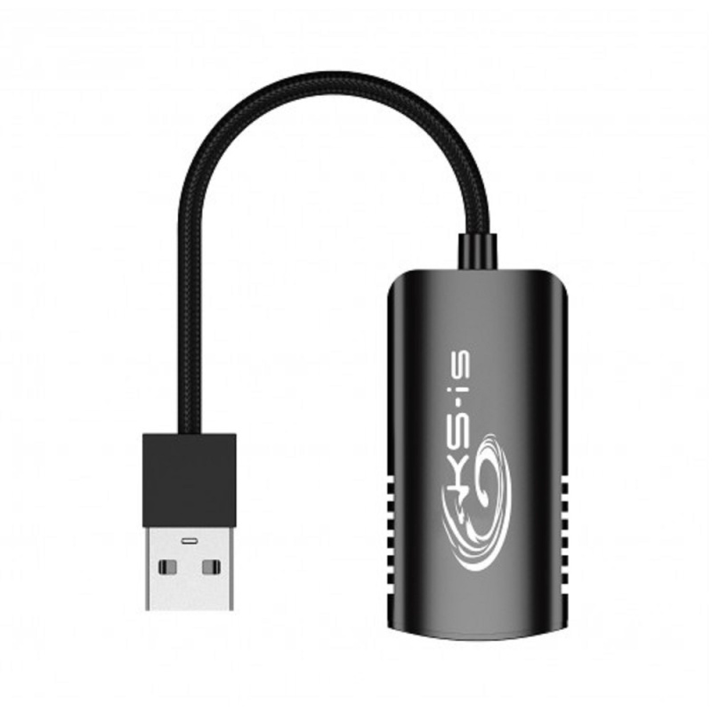 Фото  KS-is KS-489 Адаптер видеозахвата HDMI USB 3.0 макси