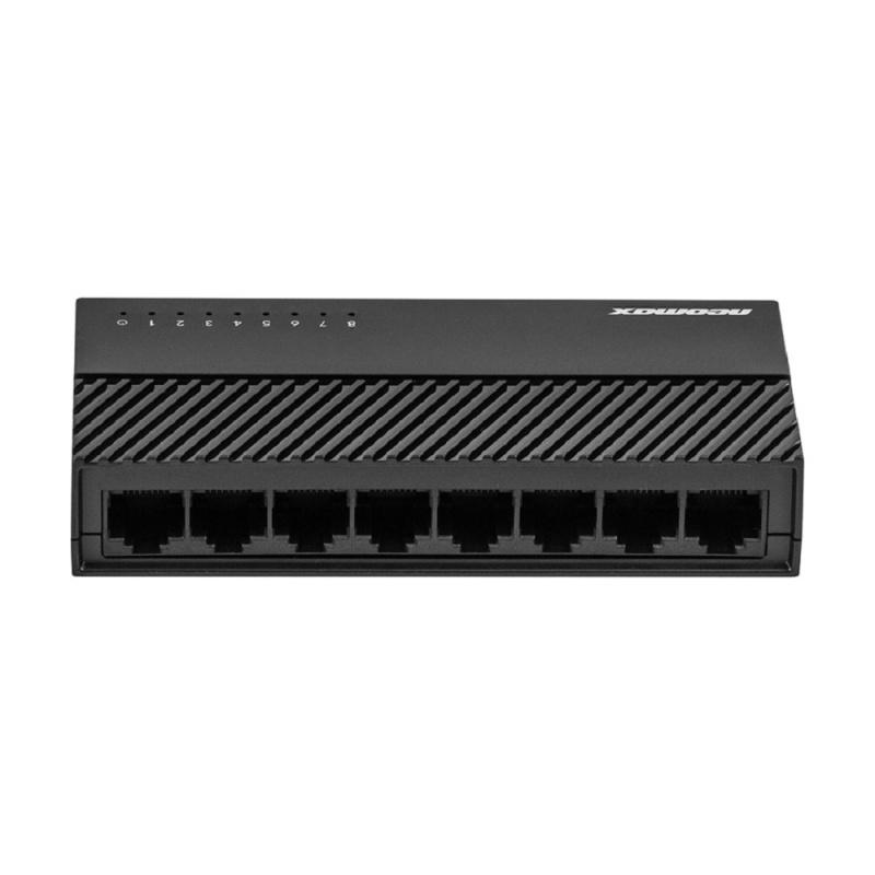 Фото  NEOMAX неуправляемый коммутатор NMS-108P-100-P, 8 портов 100 Mbps, пластик