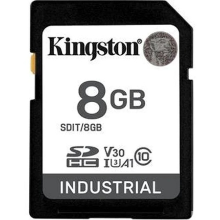 Фото  Промышленная карта памяти SecureDigital 8GB Kingston, Class 10 U1 UHS-I MLC, темп. режим от -40? до +85?