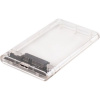 AgeStar 3UB2P4 (TRANSPARENCY)USB 3.0 Внешний корпус 2.5" SATAIII HDD SSD  пластик  прозрачный {