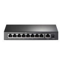 Фото  TP-Link TL-SF1009P Настольный коммутатор с 9 портами 10/100 Мбит/с (8 портов PoE+)