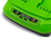 Фото  Greenworks G40UC8 Быстрое зарядное устройство для 2-х аккумуляторов,40V [2938807]