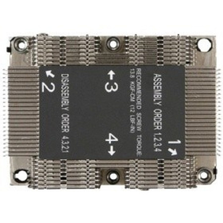 Фото  Supermicro SNK-P0068PS - 2U Passive CPU Heat Sink for LGA 3647, 108x78x64