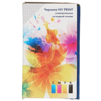 Фото  Чернила NV PRINT универсальные на водной основе для canon, Epson, НР, Lexmark, комплект 4 цвета совместимые