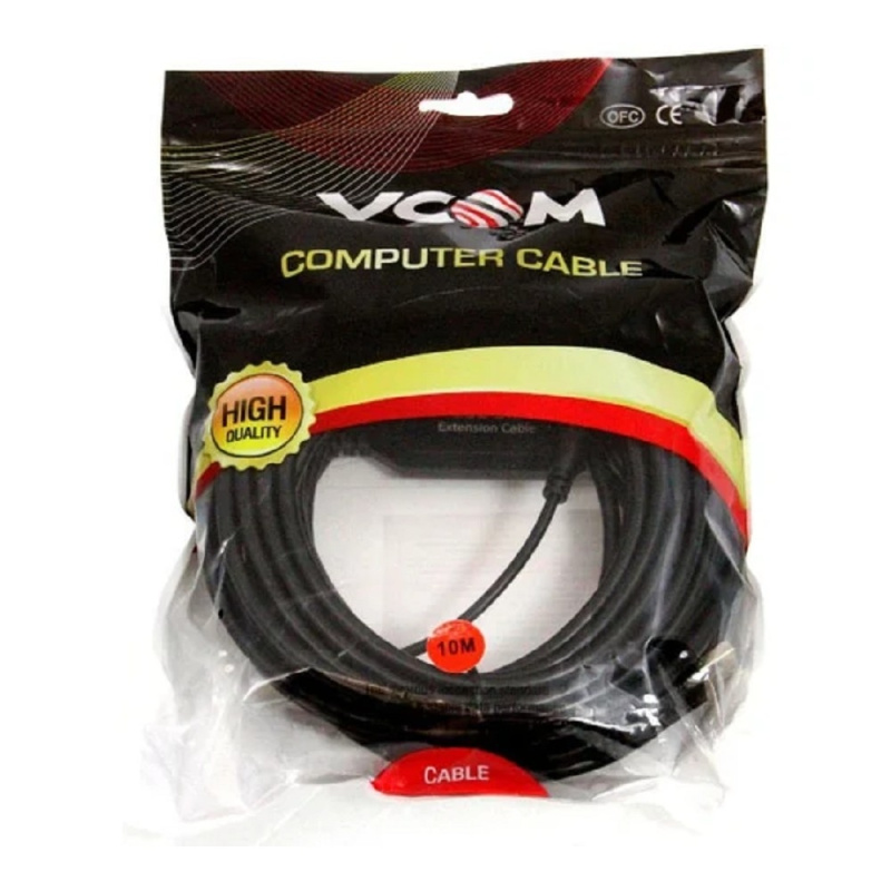 Фото  VCOM CU827-10M Кабель-адаптер USB3.0-repeater, удлинительный активный <Am-->Af> 10м <CU827-10M>[6937510855117]