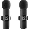 Фото  Defender Петличный микрофон Talky-138 wrls, черный, на прищепке, 2шт [64138]