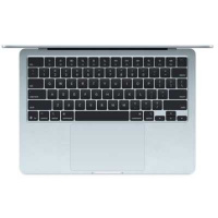 Фото  Apple MacBook Air 13-inch 2025 [MC6V4HN/A] (КЛАВ.РУС.ГРАВ.) Sky Blue 13.6" Liquid Retina {(2560x1600) M4 10C CPU 10C GPU/24GB/512GB SSD} (A3240)