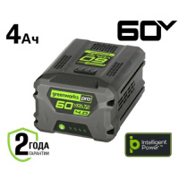 Фото  Greenworks Аккумулятор G60B4, {60V, 4 А.ч} [2918407]
