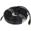 Фото  Кабель HDMI Cablexpert 19M/19M, v2.0, медь, позол.контакты, экран, усилитель, 30м, черный,  пакет [CC-HDMI4-30M ]