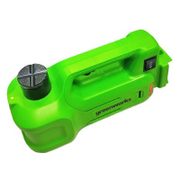 Фото  Greenworks G24JACK Гидравлический автомобильный домкрат, 24v, без АКБ и ЗУ (аккумуляторный) в сумке [3401407]