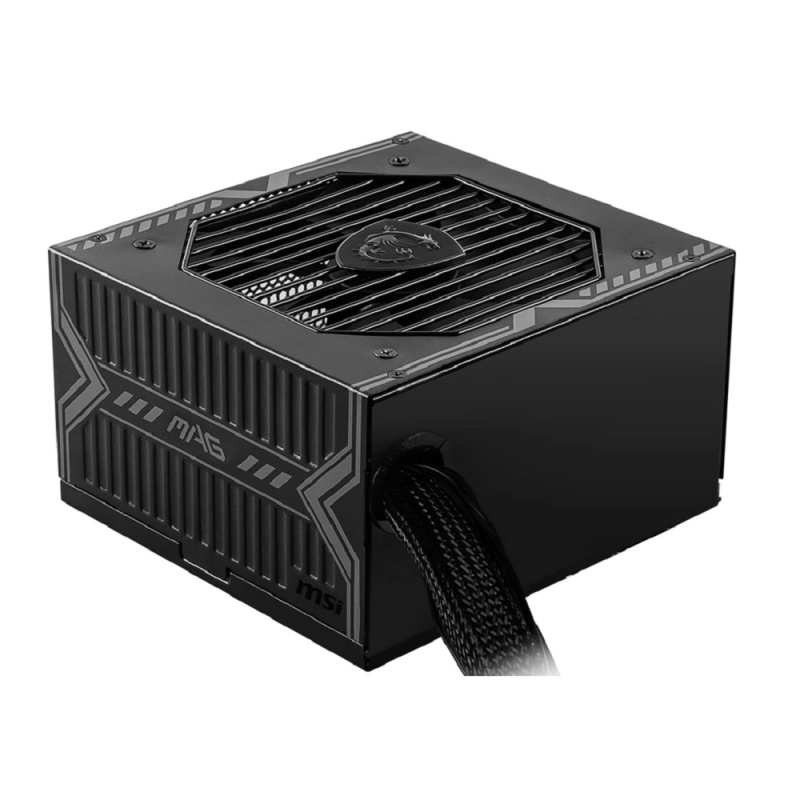 Фото  Блок питания ПК/ Power Supply MSI MAG A550BN, 550W 80+ Bronze (ATX, Non modular, 1x24(20+4)pin, 1xCPU 8(4+4)pin, 2xPCIe*2 8(6+2)pin, 5xSATA3, 2xMOLEX4