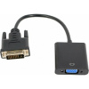 Фото  Cablexpert Переходник DVI-D-VGA Digital , 25M/15F, длина кабеля 0,2м, черный, пакет (A-DVID-VGAF-01)