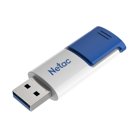 Фото  Netac USB Drive 64GB U182 Blue USB3.0 [NT03U182N-064G-32BL], выдвижной