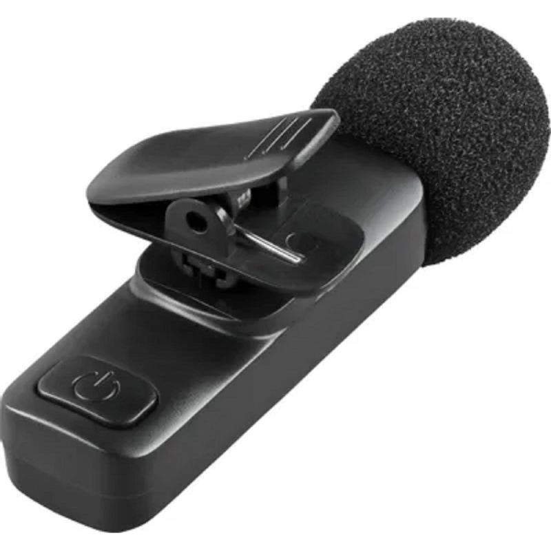 Фото  Defender Петличный микрофон Talky-138 wrls, черный, на прищепке, 2шт [64138]