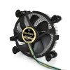 Фото  Exegate EX283277RUS Кулер ExeGate EE97378-PWM, Al + Copper, S1150/1151/1155/1156, TDP 95W, Hydro bearing, 4pin, 23.5db, BOX