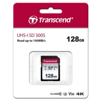 Фото  SecureDigital 128Gb Transcend TS128GSDC300S {SDXC Class 10, UHS-I U3}