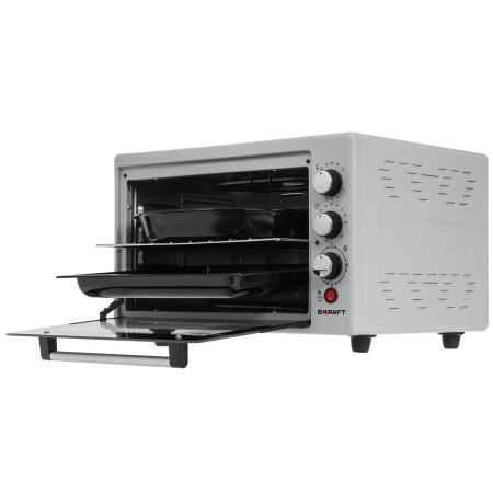 Фото  KRAFT KF-MO 3803 KGR Мини-печь, 38 л, серый