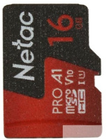 Фото  Micro SecureDigital 16GB Netac MicroSD P500 Extreme Pro Retail version card only [NT02P500PRO-016G-S]